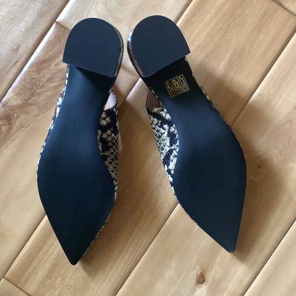 Everlane The Editor Slingback Heel, python snakeskin - Picture 6 of 10